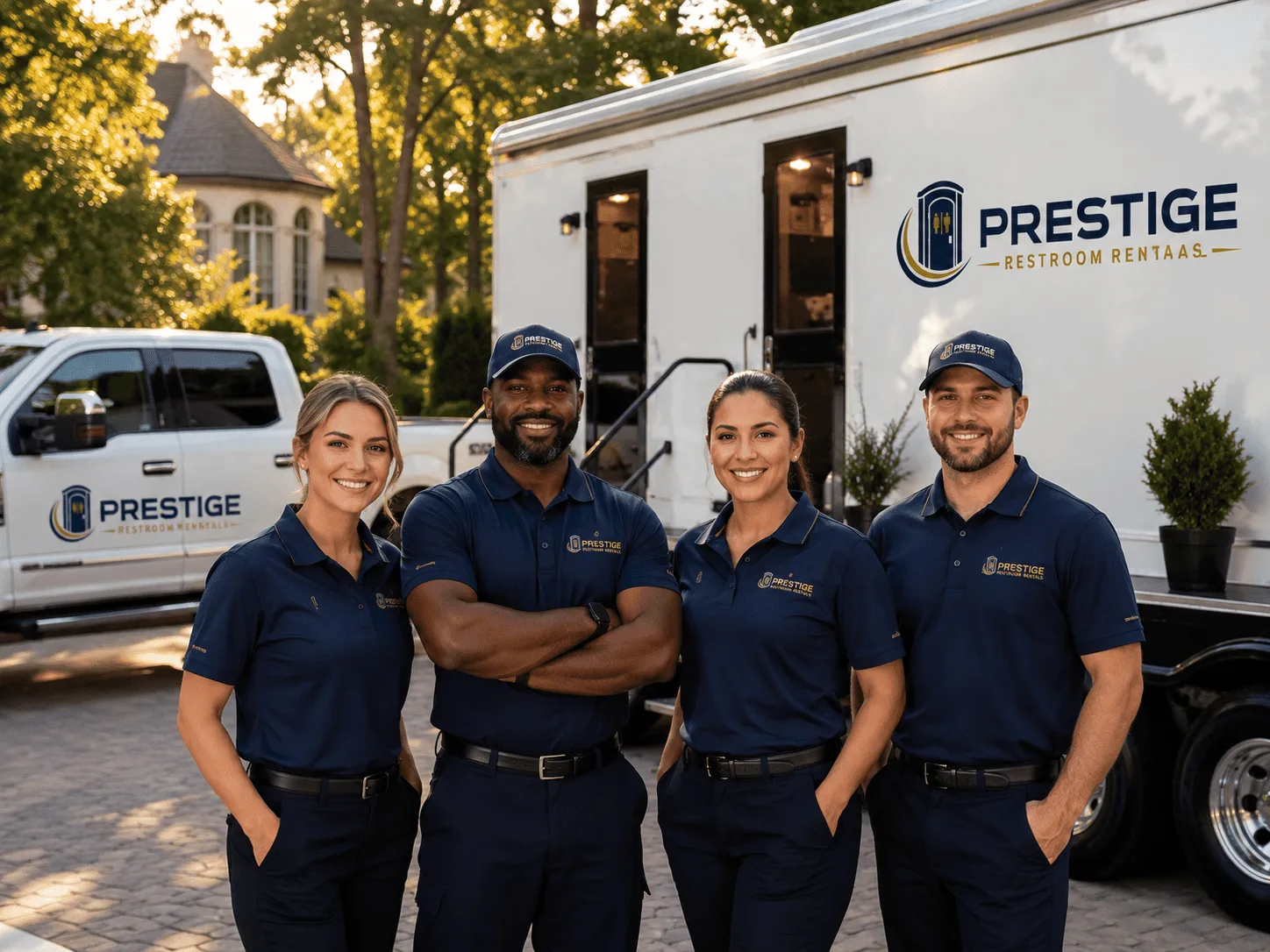 Trusted Luxury Portable Restrooms company in Munger, MI